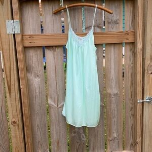 Sedu Mint Green Slip Chemise Size Medium
